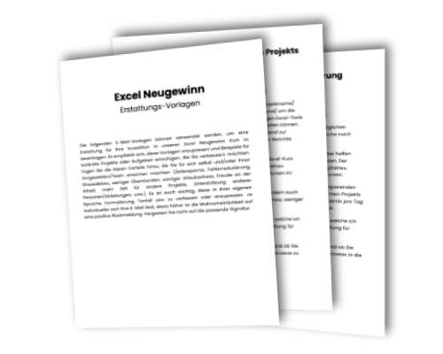 Excel Neugewinn Erstattung Excel Neugewinn Erstattung